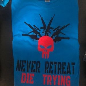 Adult Never Retreat T-shirt